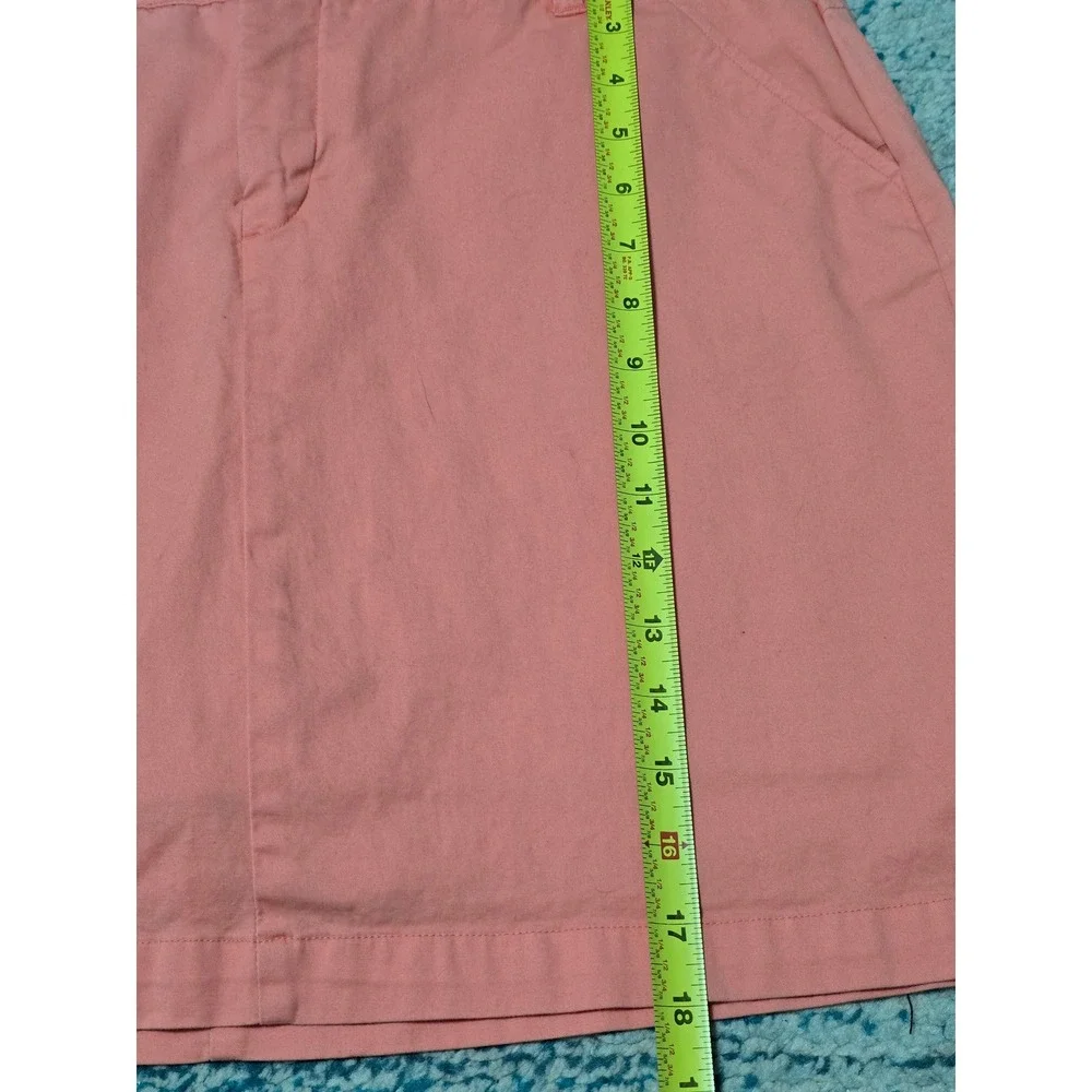 Bay Studio Women's Coral Pink Skort‎ Skirt Shorts Pull On Size 14 Casual (Q)
